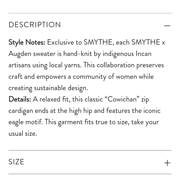 Smythe Handknit Cowichan Sweater - Picture 3 of 5